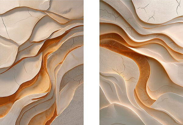 Waves of warmth in soft hues Waves of warmth in soft hues