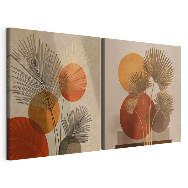 Lámina modular sobre lienzo Dos imágenes de una palmera (SKU: m30265) Lámina modular sobre lienzo Lámina modular sobre lienzo Dos imágenes de una palmera (SKU: m30265)