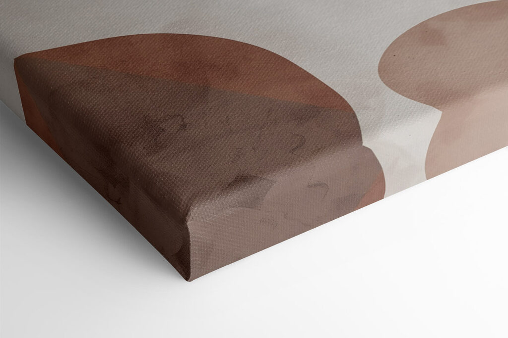 - Soft curves in earthy tones - Soft curves in earthy tones