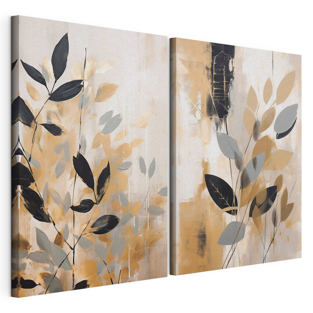 Painting of leaves and branches Painting of leaves and branches