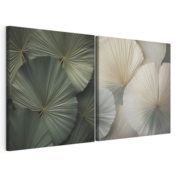 Lámina modular sobre lienzo - Intricados motivos en forma de abanico en colores suaves (SKU: m30408) Lámina modular sobre lienzo Lámina modular sobre lienzo - Intricados motivos en forma de abanico en colores suaves (SKU: m30408)