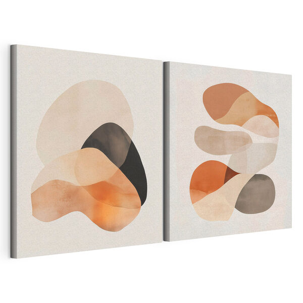 Lámina modular sobre lienzo Formas suaves en tonos cálidos (SKU: m30358) Lámina modular sobre lienzo Lámina modular sobre lienzo Formas suaves en tonos cálidos (SKU: m30358)
