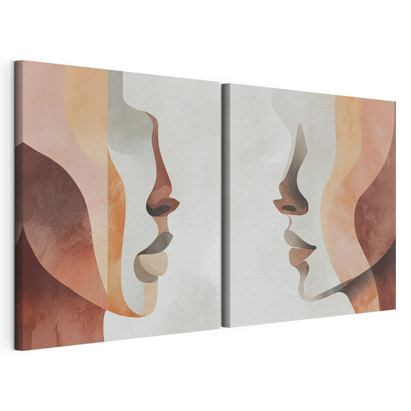 Lámina modular sobre lienzo Las dos caras de una persona (SKU: m30394) Lámina modular sobre lienzo Lámina modular sobre lienzo Las dos caras de una persona (SKU: m30394)
