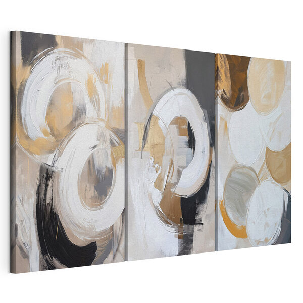 Conjunto de obras de arte Lámina modular sobre lienzo Conjunto de obras de arte
