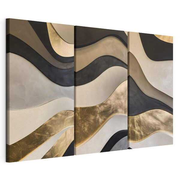 Lámina modular sobre lienzo Collage de motivos ondulados de diferentes colores (SKU: m30722) Lámina modular sobre lienzo Lámina modular sobre lienzo Collage de motivos ondulados de diferentes colores (SKU: m30722)