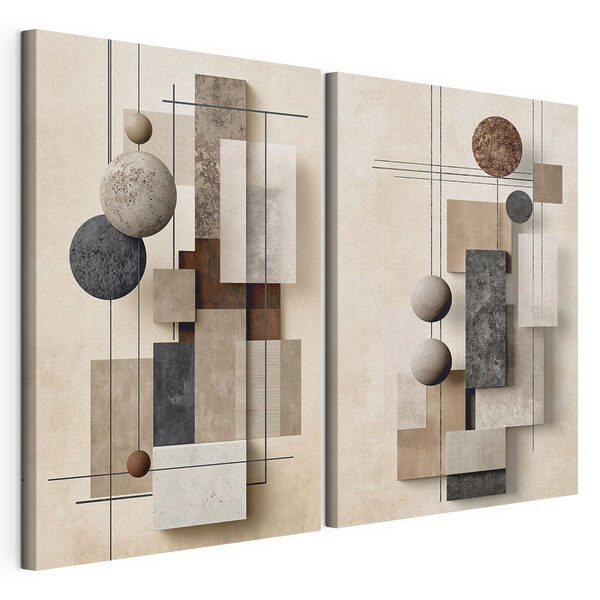 Lámina modular sobre lienzo Collage artístico con diferentes formas y colores (SKU: m30673) Lámina modular sobre lienzo Lámina modular sobre lienzo Collage artístico con diferentes formas y colores (SKU: m30673)