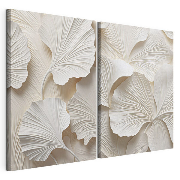 Lámina modular sobre lienzo Lámina modular sobre lienzo Delicadas capas con un diseño inspirado en la naturaleza (SKU: m30671)