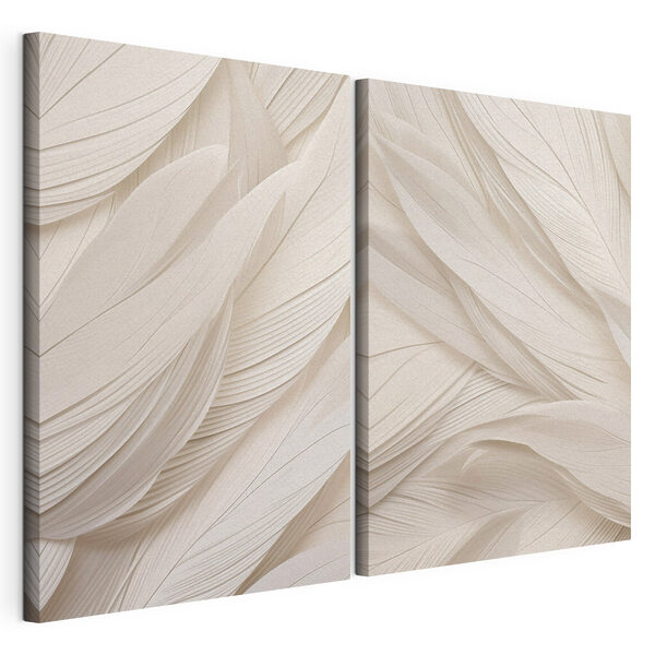 Lámina modular sobre lienzo Lámina modular sobre lienzo Suaves olas de delicada elegancia (SKU: m30604)