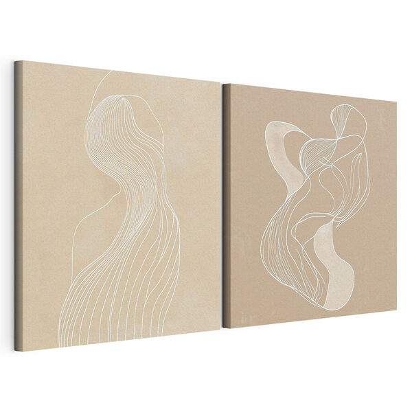 Lámina modular sobre lienzo Un par de imágenes de una mujer (SKU: m30364) Lámina modular sobre lienzo Lámina modular sobre lienzo Un par de imágenes de una mujer (SKU: m30364)
