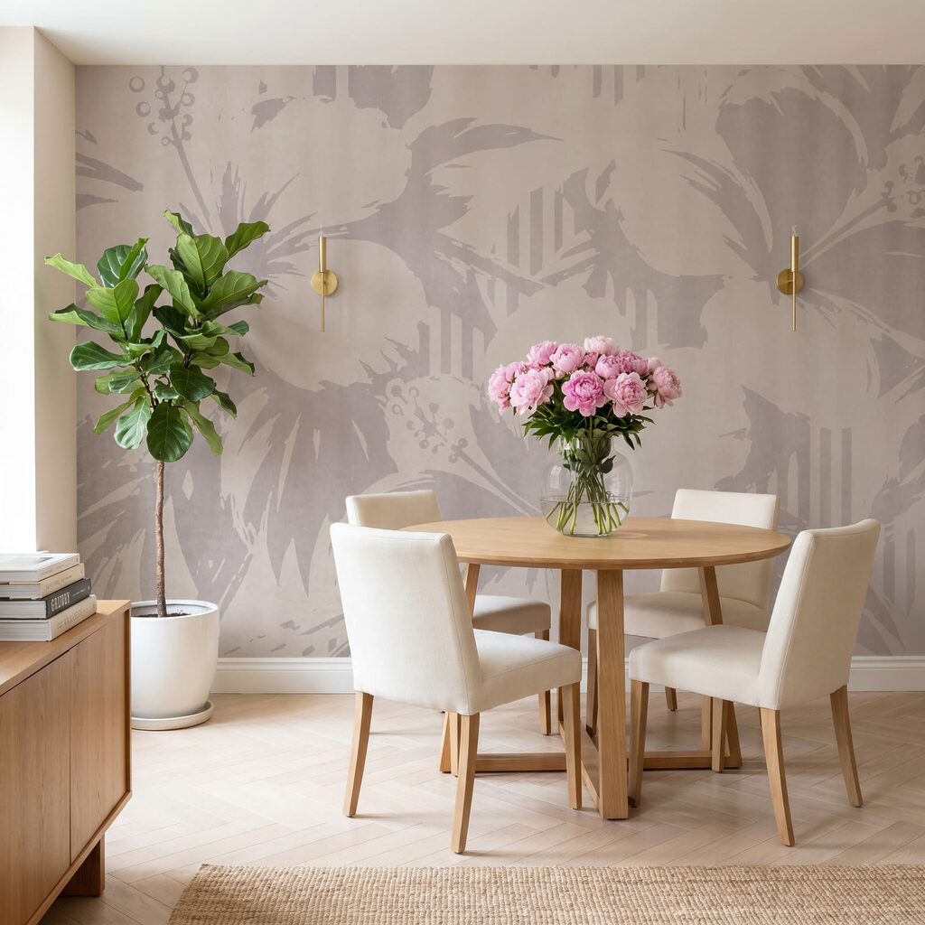 - Motivos florales suaves para espacios serenos - Motivos florales suaves para espacios serenos