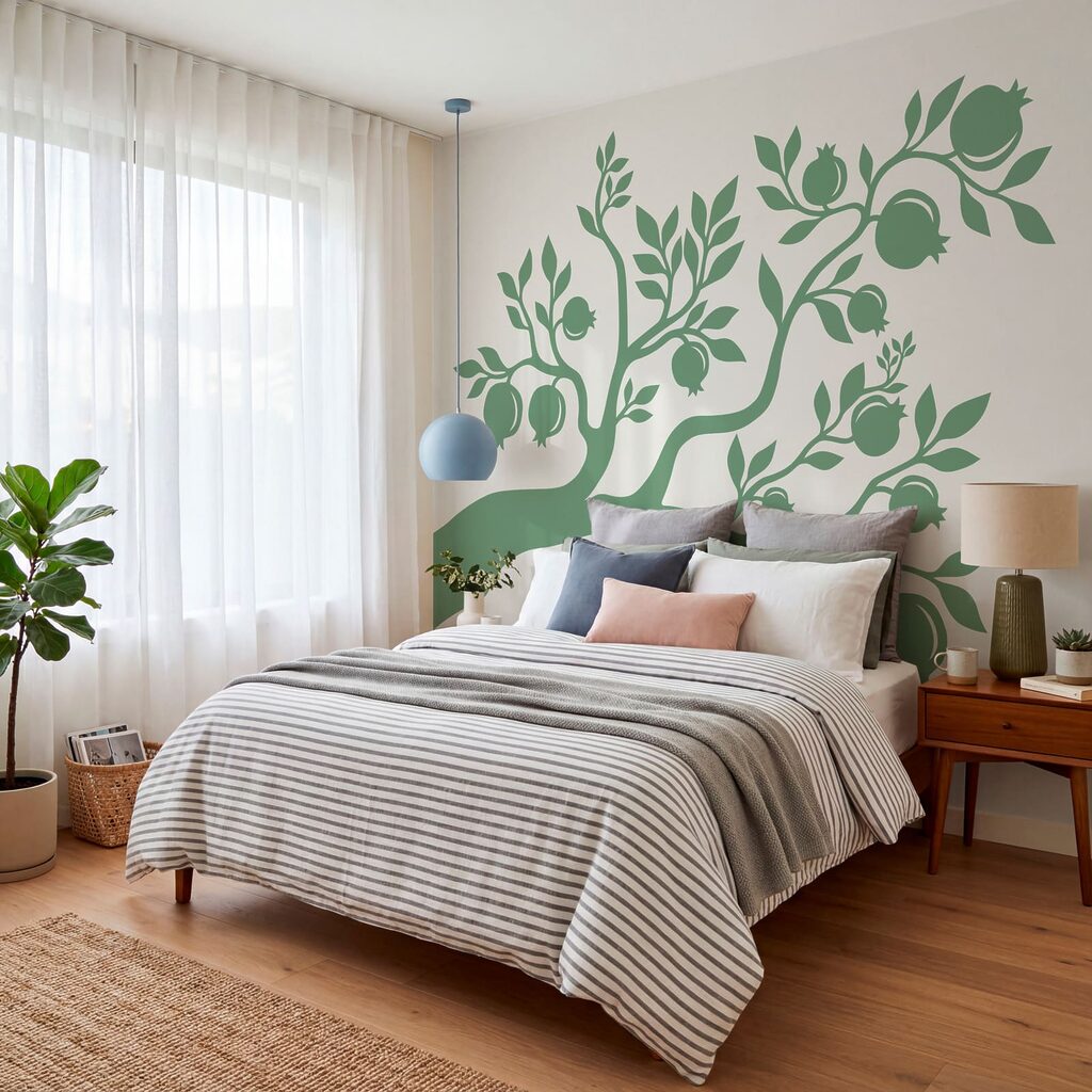 Árbol con hojas y frutos Árbol con hojas y frutos