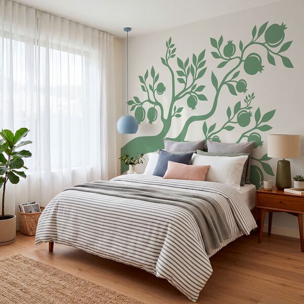 Árbol con hojas y frutos Árbol con hojas y frutos