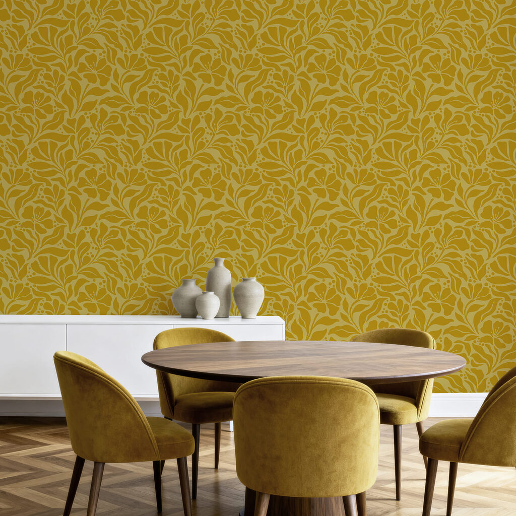 Diseño amarillo y blanco