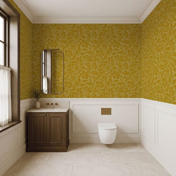 Diseño amarillo y blanco