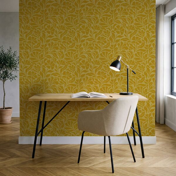 Diseño amarillo y blanco