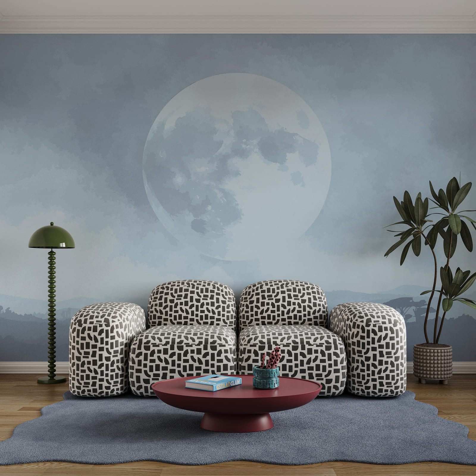 La luna en el cielo La luna en el cielo