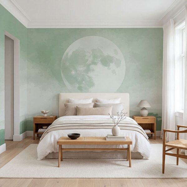 La luna en el cielo