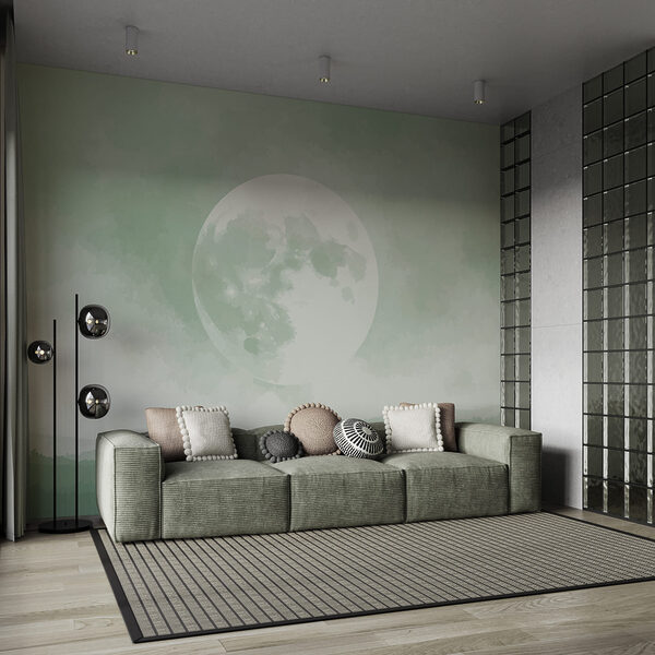 La luna en el cielo