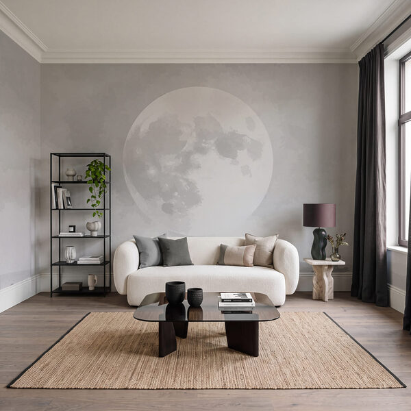 La luna en el cielo