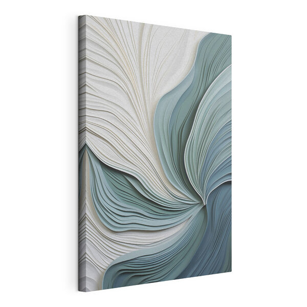 Gentle waves of paper art Gentle waves of paper art