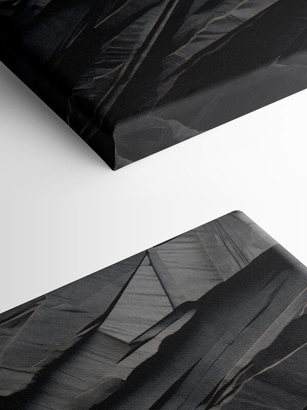 Black surface with cracks