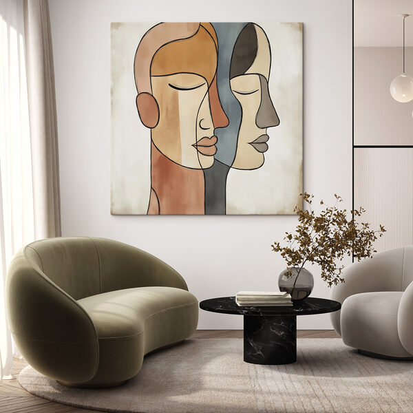 Drawing of a couple of people Drawing of a couple of people