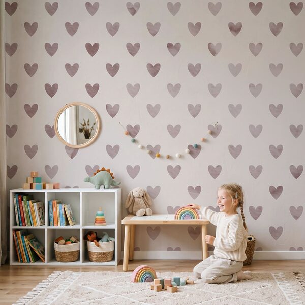 Diseño de corazones sobre fondo blanco Diseño de corazones sobre fondo blanco