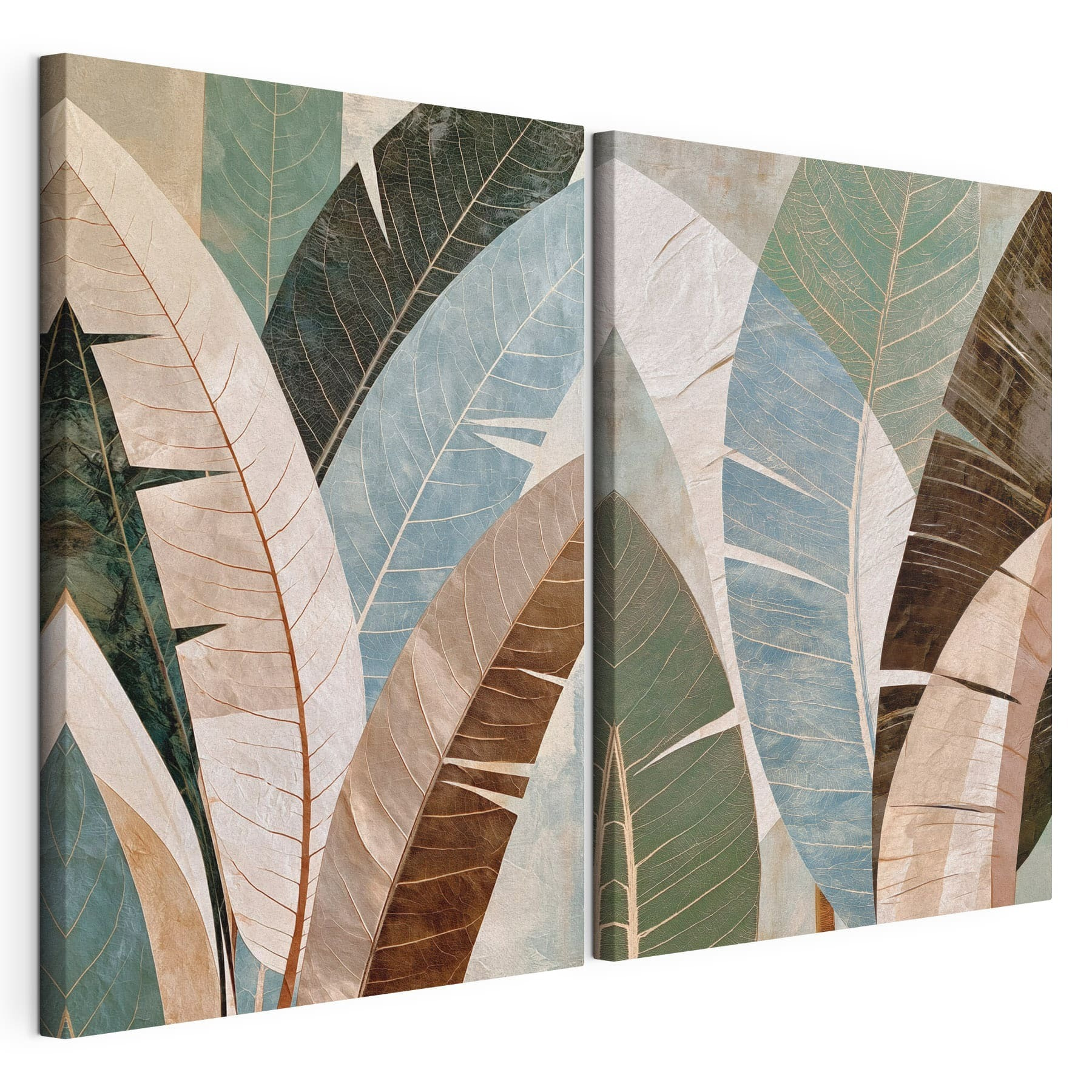 Natural hues in elegant leaf design