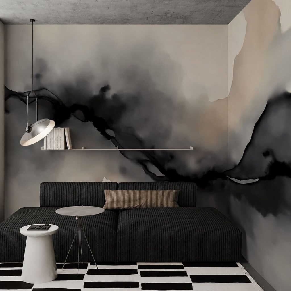 Humo blanco y negro