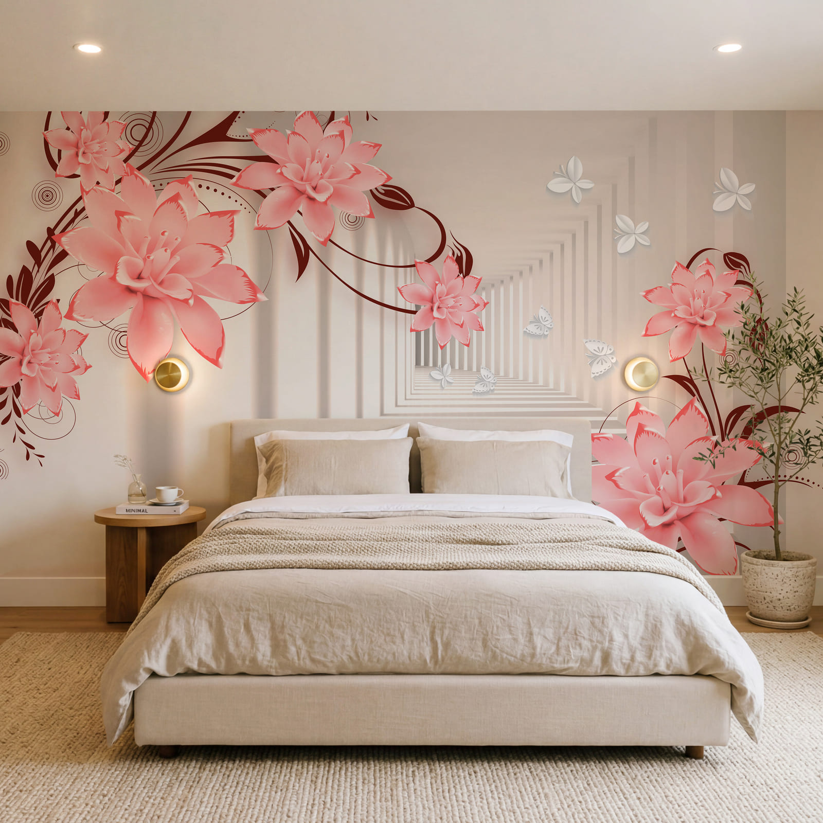 Belleza floral en suaves tonos pastel