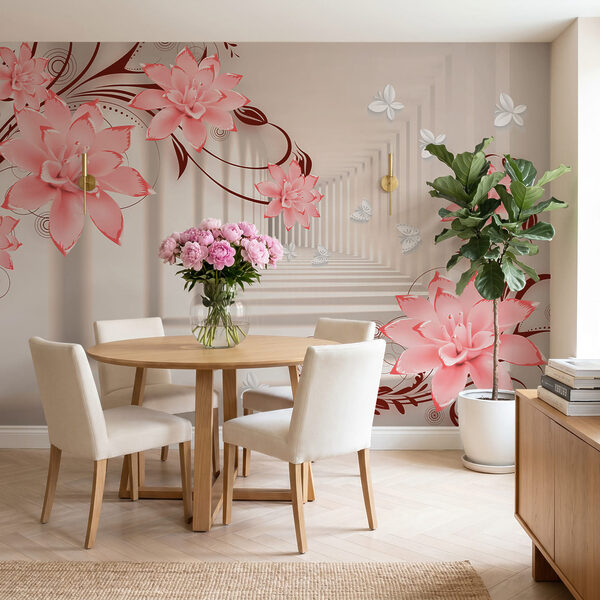Belleza floral en suaves tonos pastel