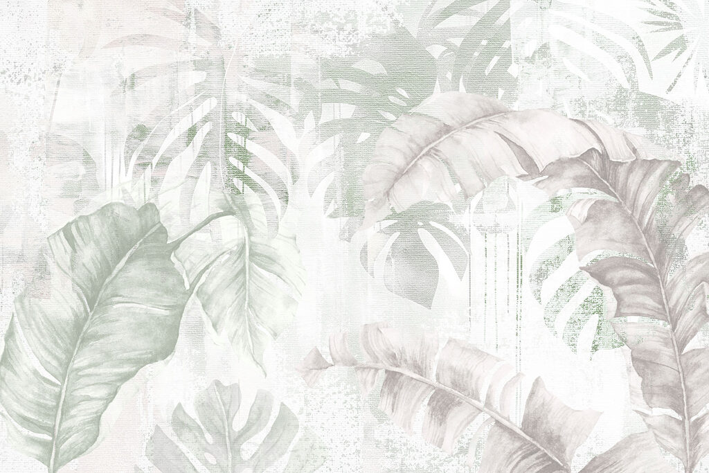 Serene tropical foliage design Serene tropical foliage design