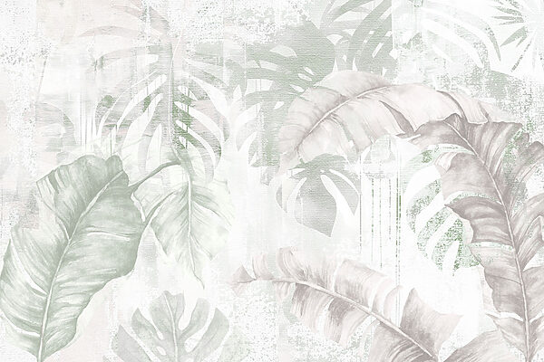 Serene tropical foliage design Serene tropical foliage design