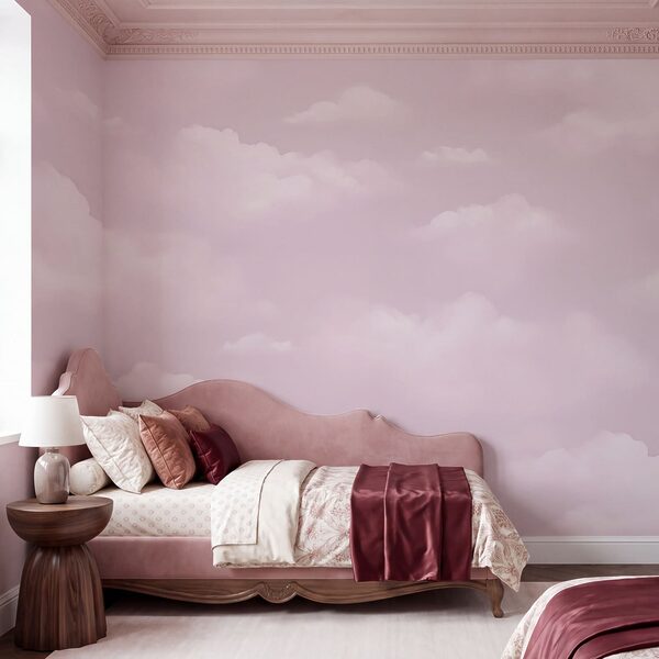Fotomurales Cielo rosado con nubes (SKU: w03994v2) Fotomurales Fotomurales Cielo rosado con nubes (SKU: w03994v2)