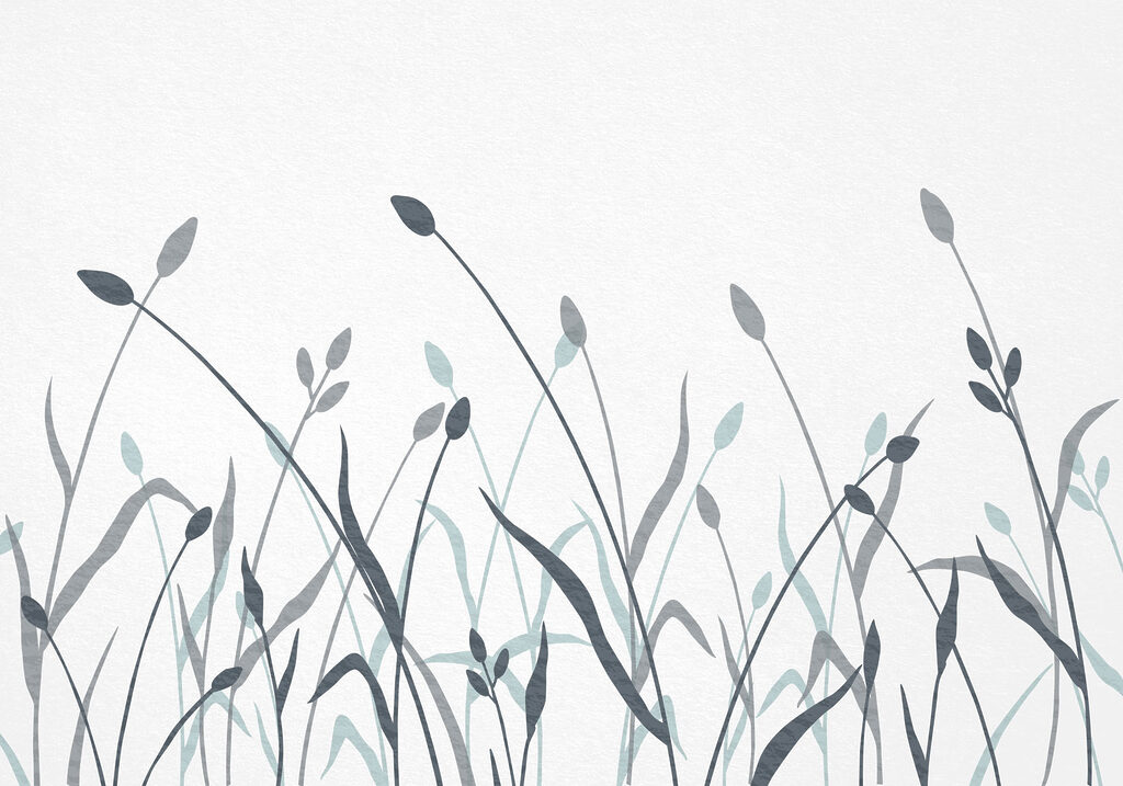 - Elegant greenery in subtle tones