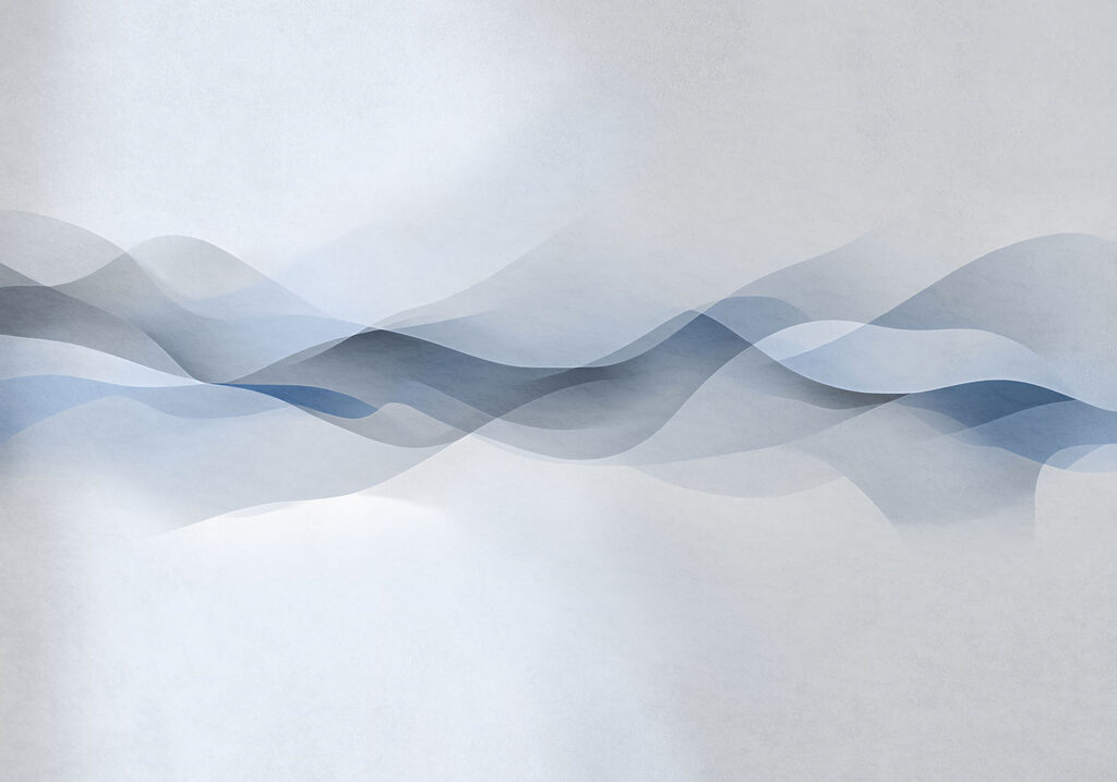 White background with blue waves White background with blue waves