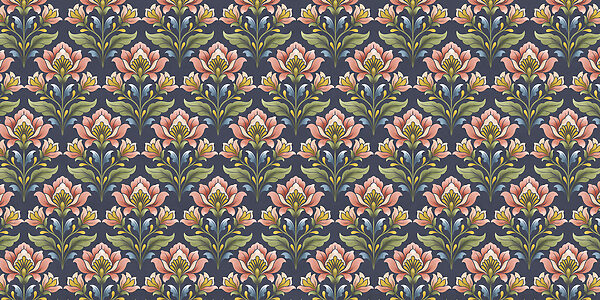 Fotomurales Diseño de flores sobre fondo azul (SKU: t01094v1) Fotomurales Diseño de flores sobre fondo azul (SKU: t01094v1)