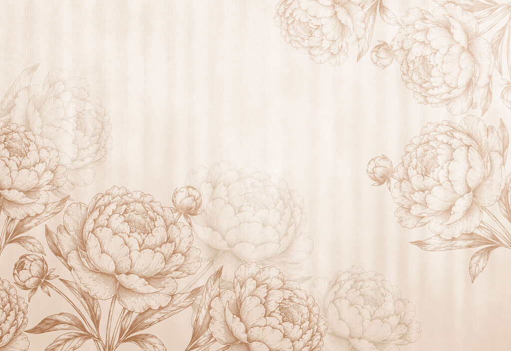 Fotomurales Elegancia floral en tonos suaves (SKU: t01097) Fotomurales Elegancia floral en tonos suaves (SKU: t01097)