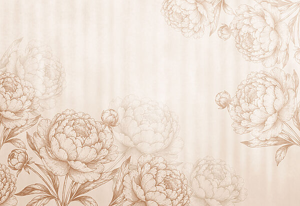 Fotomurales Elegancia floral en tonos suaves (SKU: t01097) Fotomurales Elegancia floral en tonos suaves (SKU: t01097)