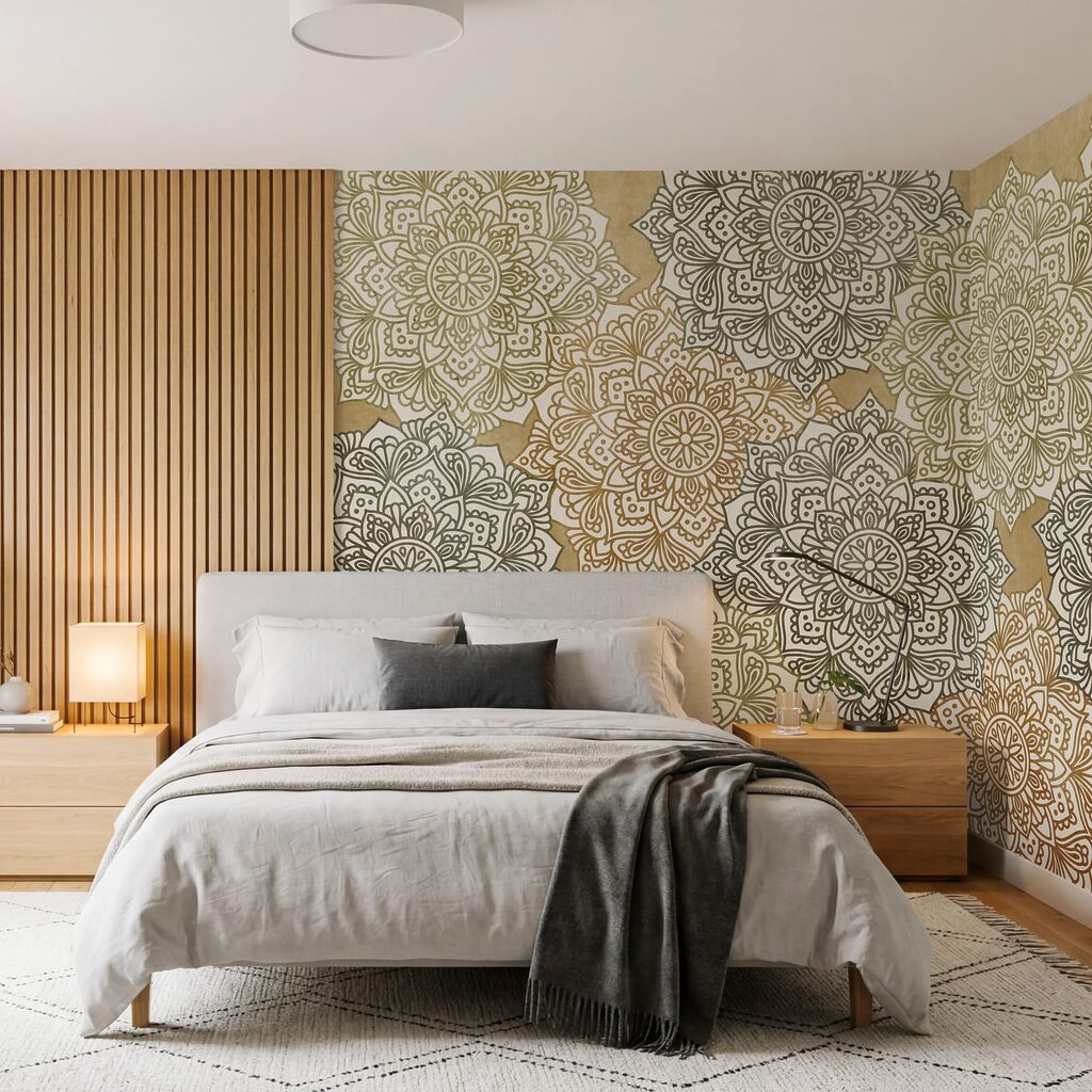 Fotomurales Diseño floral sobre un fondo beige (SKU: t01099v1) Fotomurales Diseño floral sobre un fondo beige (SKU: t01099v1)