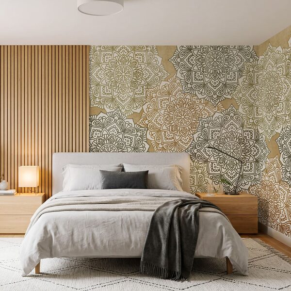 Fotomurales Diseño floral sobre un fondo beige (SKU: t01099v1) Fotomurales Diseño floral sobre un fondo beige (SKU: t01099v1)