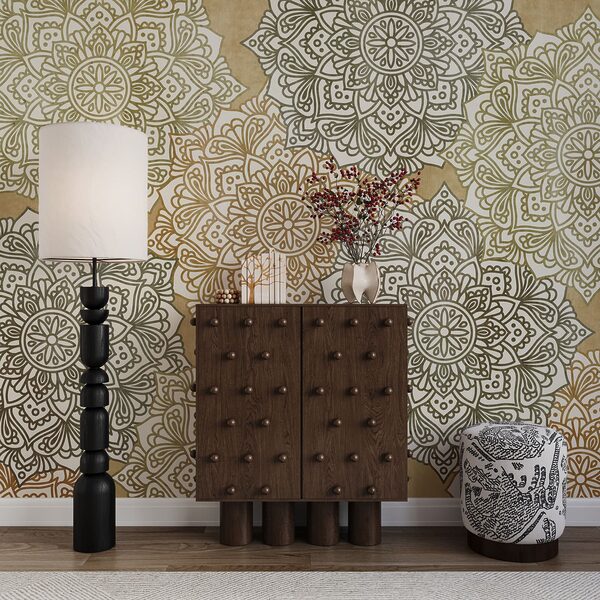 Fotomurales Diseño floral sobre un fondo beige (SKU: t01099v1) Fotomurales Diseño floral sobre un fondo beige (SKU: t01099v1)