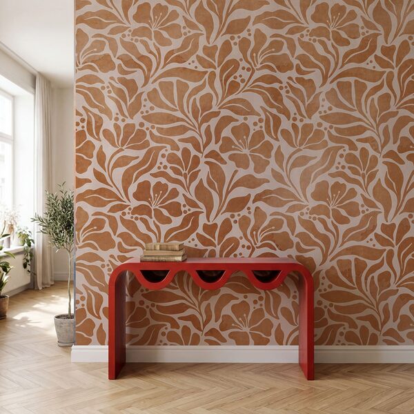 Fotomurales Diseño con motivos florales inspirados en la naturaleza (SKU: t01114) Fotomurales Diseño con motivos florales inspirados en la naturaleza (SKU: t01114)
