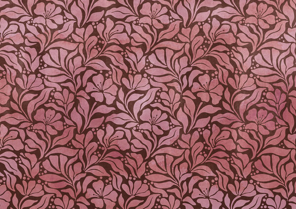 Fotomurales Diseño de flores rosas (SKU: t01114v2)