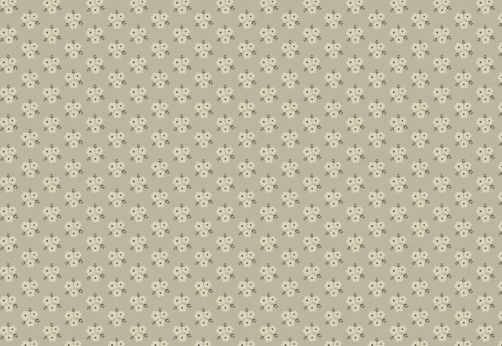 Fotomurales Diseño de flores sobre fondo beige (SKU: t01079)
