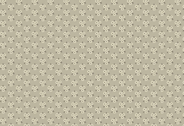 Fotomurales Diseño de flores sobre fondo beige (SKU: t01079)