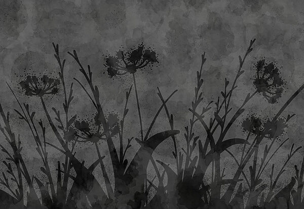 Fotomurales Imagen en blanco y negro de flores (SKU: t01087) Fotomurales Imagen en blanco y negro de flores (SKU: t01087)