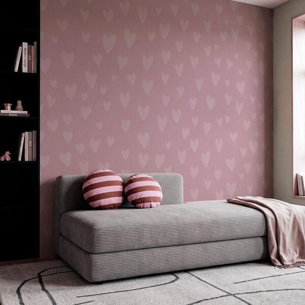 Fotomurales Fondo rosa con corazones (SKU: t01088) Fotomurales Fondo rosa con corazones (SKU: t01088)