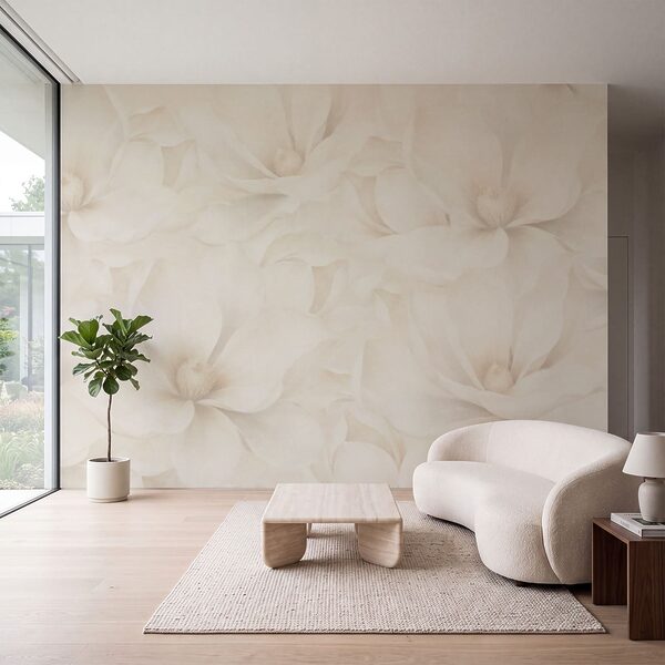 Fotomurales Delikadas flores en colores suaves (SKU: t01129)