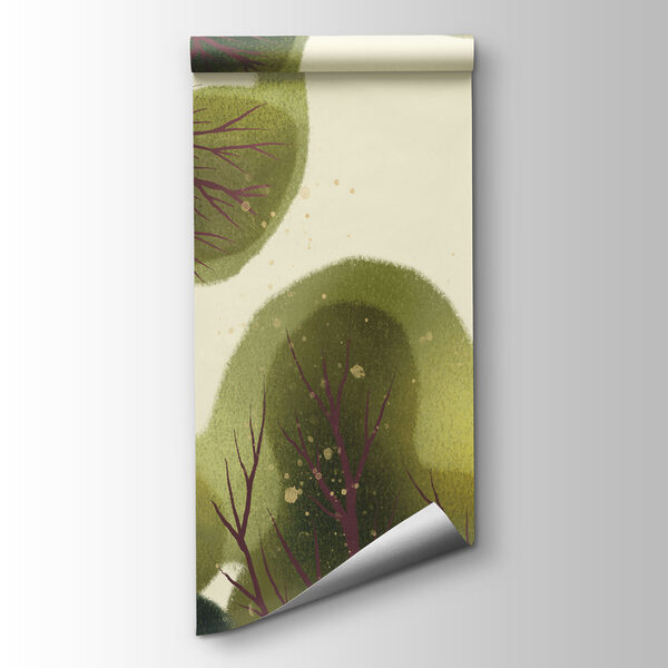 Fotomurales Grupo de árboles con hojas verdes (SKU: t01164)